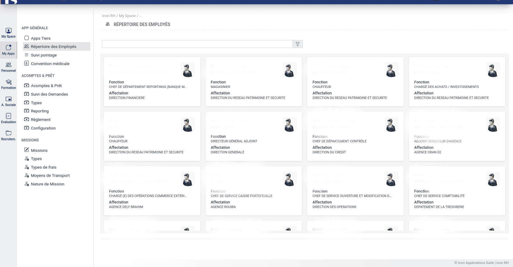 Icon GRH: Human resources management software